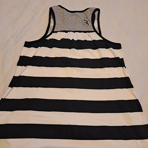 Striped Racerback Tank Top - White Sox Graphic - Women - Picture 3 of 3